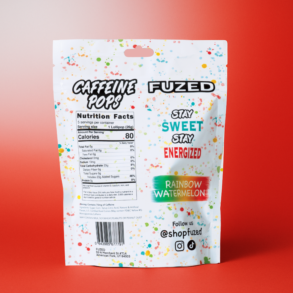 FUZED™ Caffeine Pops – Energy On a Stick